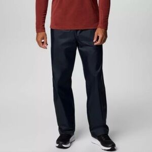 Columbia Rebel Roamer Rain Pants Nylon Omni Tech Black Medium Waterproof Hiking